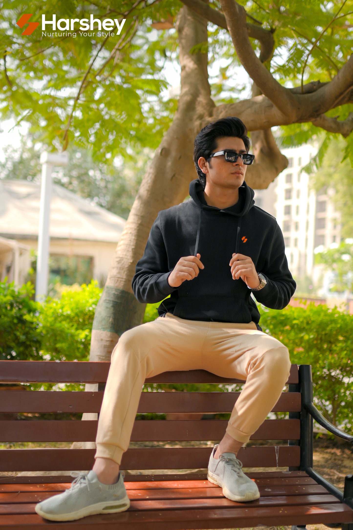 Classic Elegant Black Hoodie