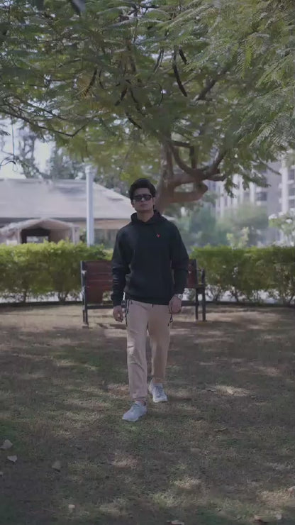 Classic Elegant Black Hoodie